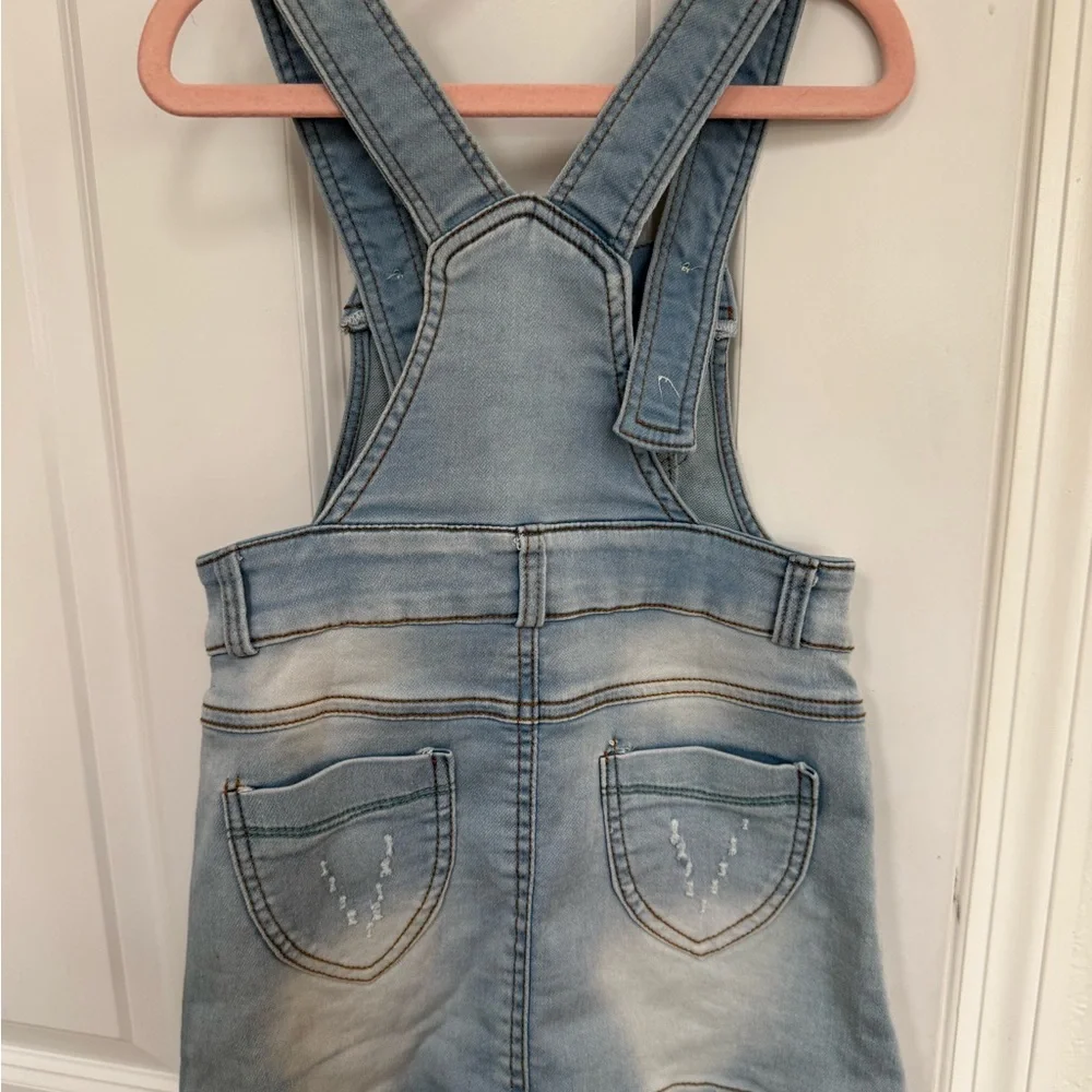 Toddler girls Denim Overall Skirt - Picture 3 of 3